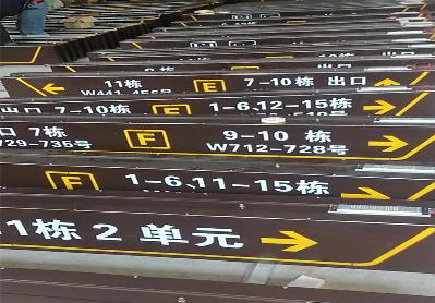 雷波广告标识中，常见的几种安装方式。