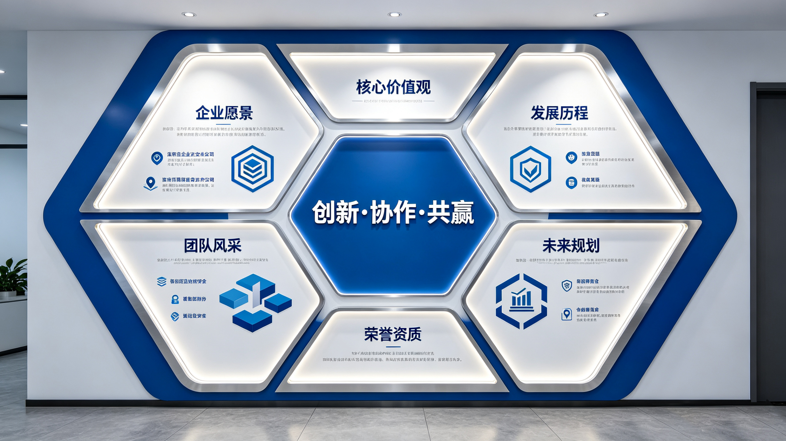 雷波企业文化墙六边形避坑指南（新手常犯5个错误）